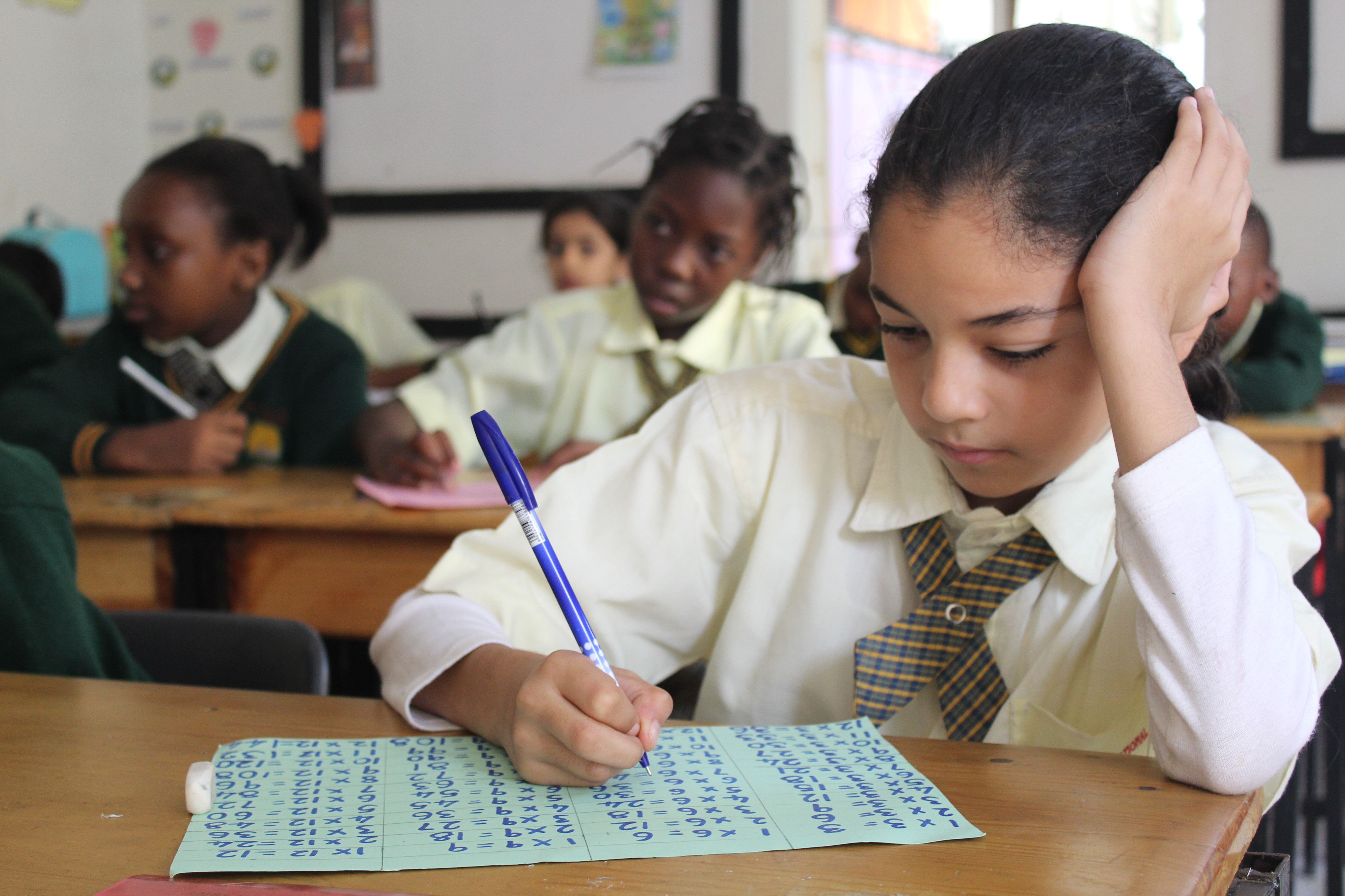 Students studying together